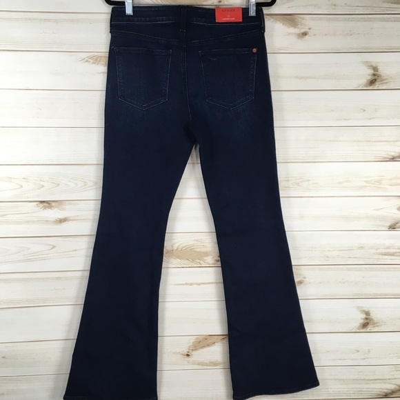 SPANX The 5 Pocket Flare Dark Wash Jeans - Picture 5 of 8